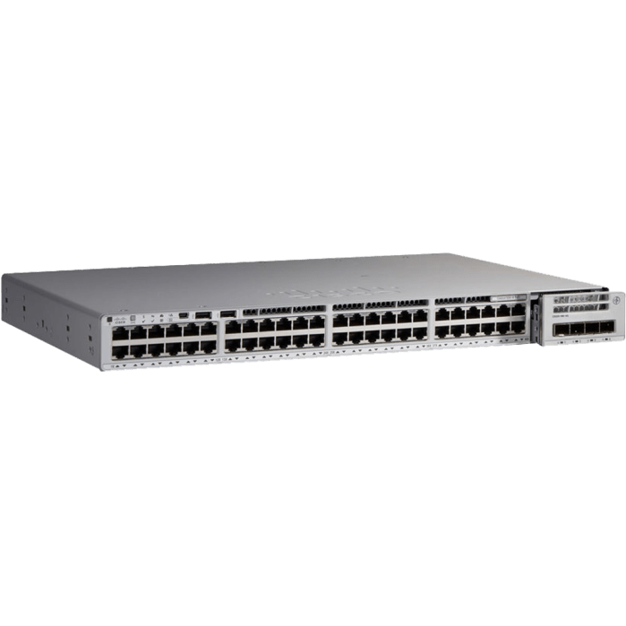 C9200-48PXG-E - Cisco Catalyst 9200 Series Switch with  8 ports Multi-Gigabit Ethernet (up to 10GE), 40 ports 1 Gigabit Ethernet, Full PoE+, Network Essentials license