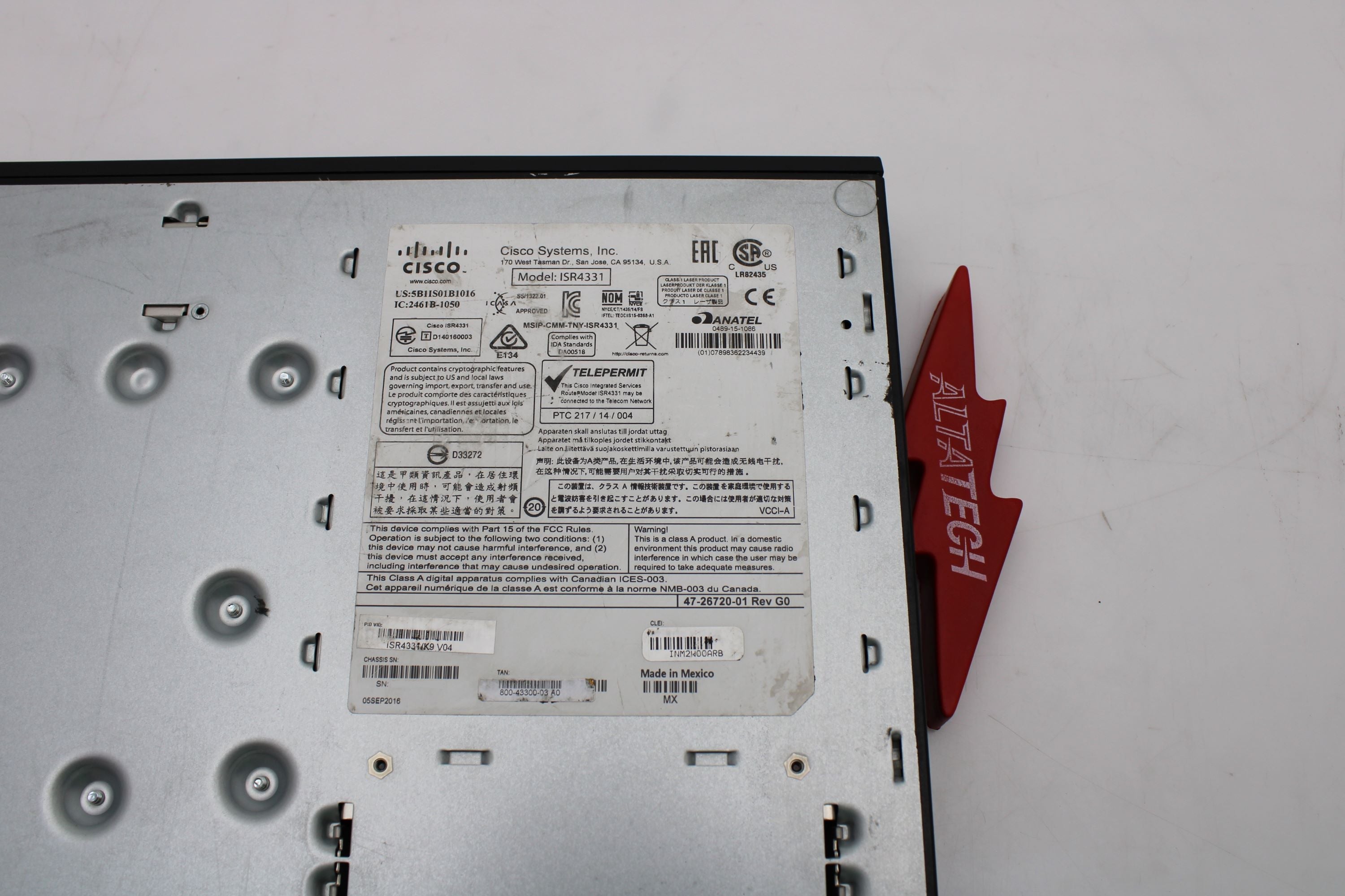 Cisco ISR4331-AXV/K9 ISR4331-AXV/K9 Cisco ISR 4000 Series Routers