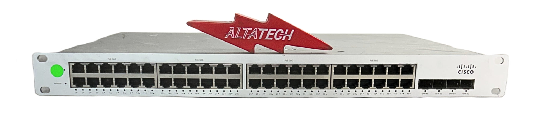 Cisco MS220-48LP-HW Meraki L2 Cloud Managed 48-Port SFP POE Switch