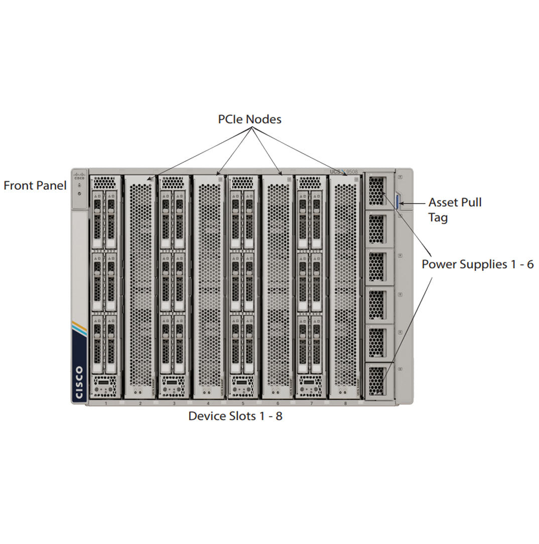Cisco Ucs X-Series X9508 M6 7U Enclosure Chassis | UCSX-9508=