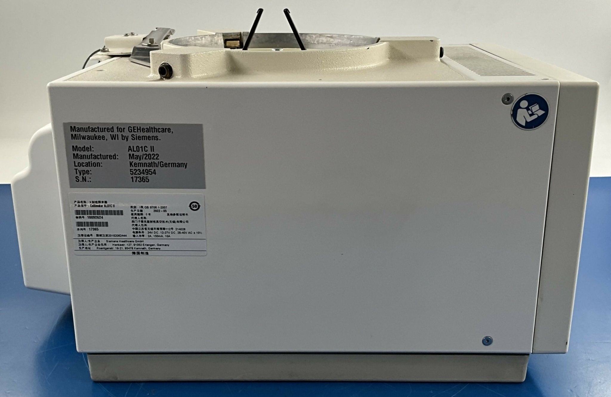 COLLIMATOR AL01C II (10092624/5234954 GE/SIEMENS
