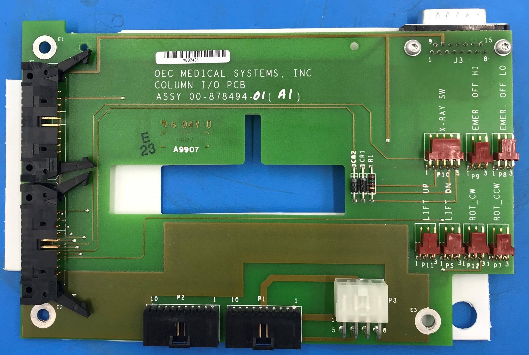 Column I/O Board (00-878494-01 A1 OEC 9600