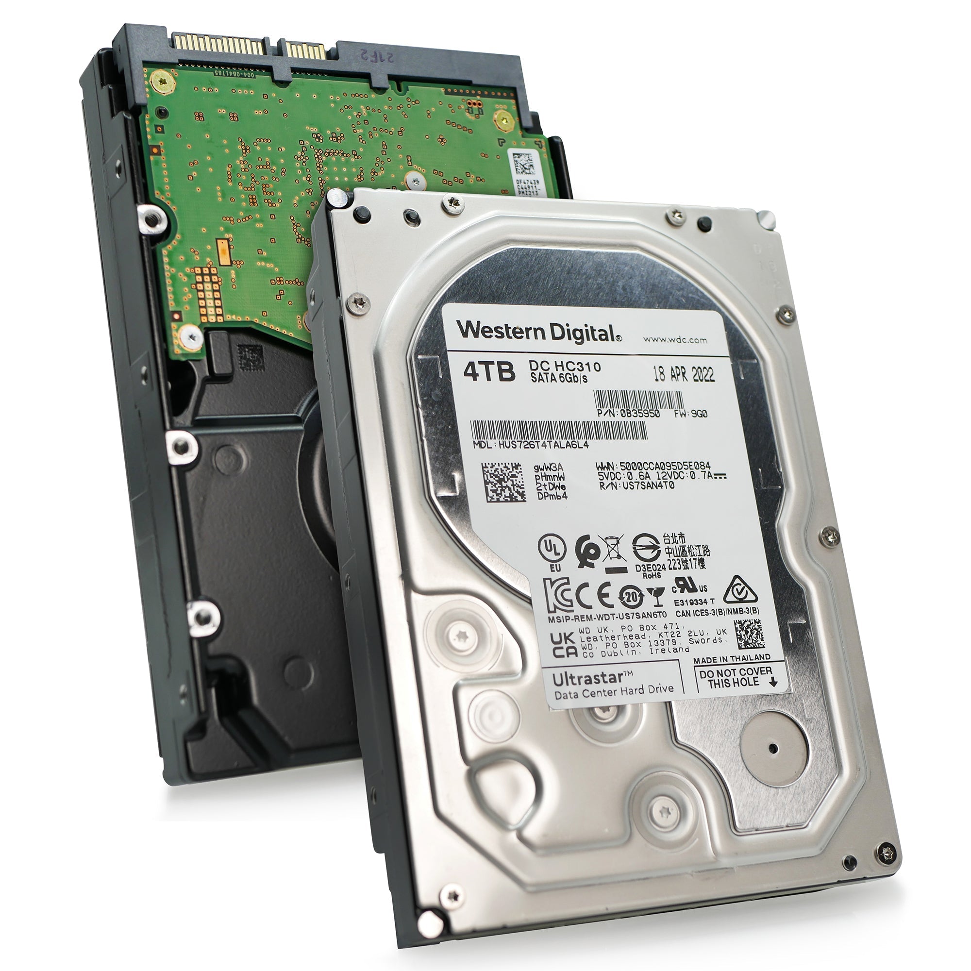 Western Digital Ultrastar DC HC310 HUS726T4TALA6L4 0B35950 4TB 7.2K RPM SATA 6Gb/s 512n 3.5in Hard Drive