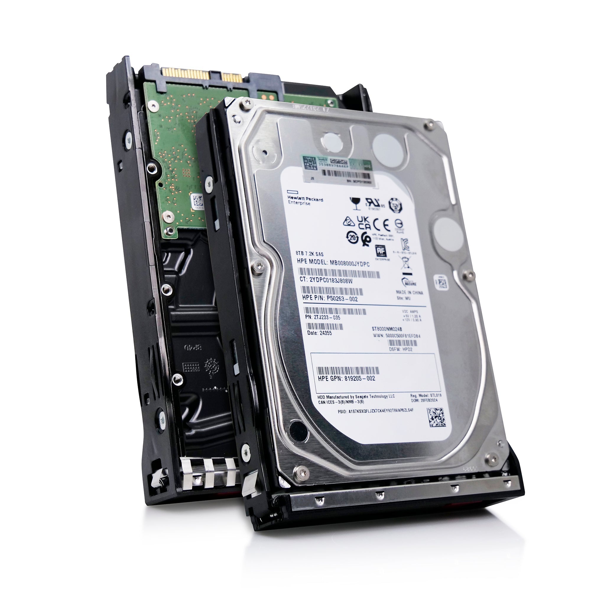 HP Generation 10 P50263-002 8TB 7.2K RPM SAS 12Gb/s 512e 3.5in Recertified Hard Drive