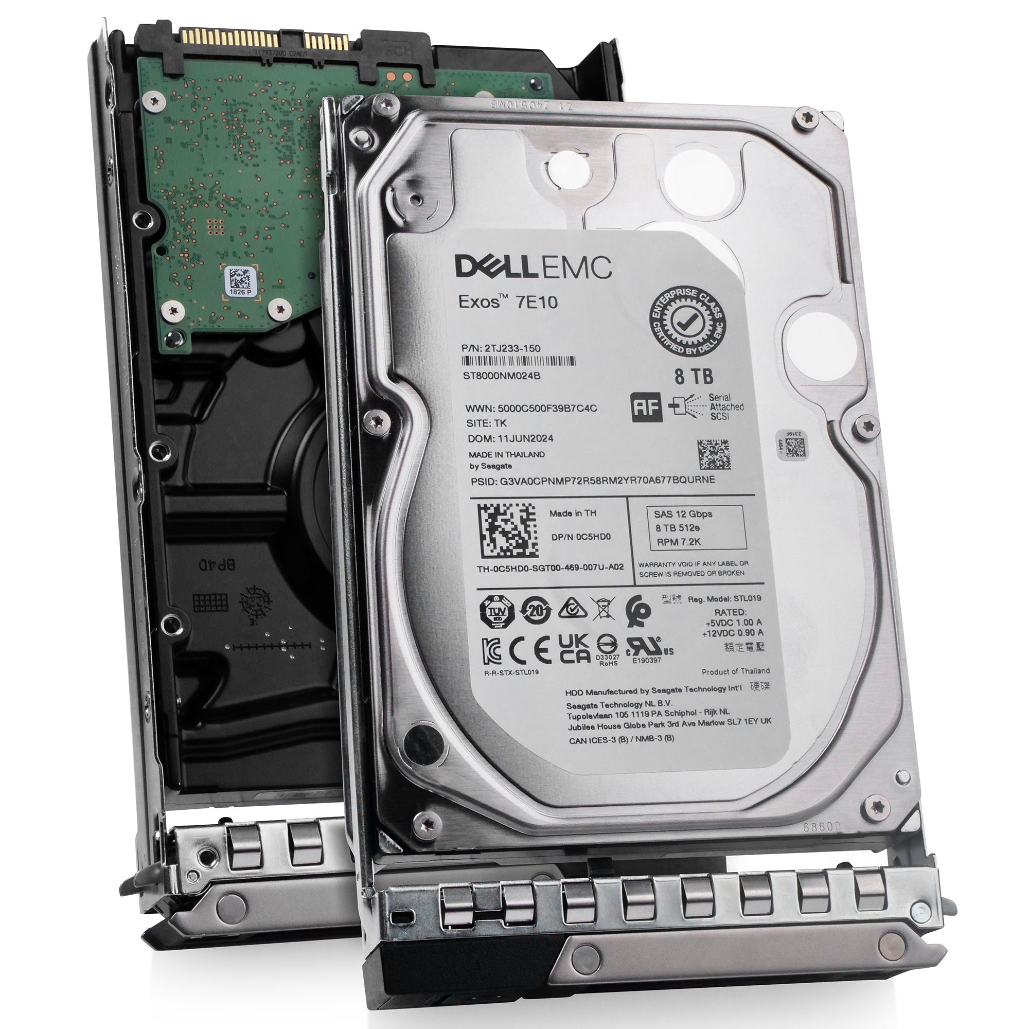 Dell G14 61GFK 8TB 7.2K RPM SAS 12Gb/s 512e 3.5in Hard Drive