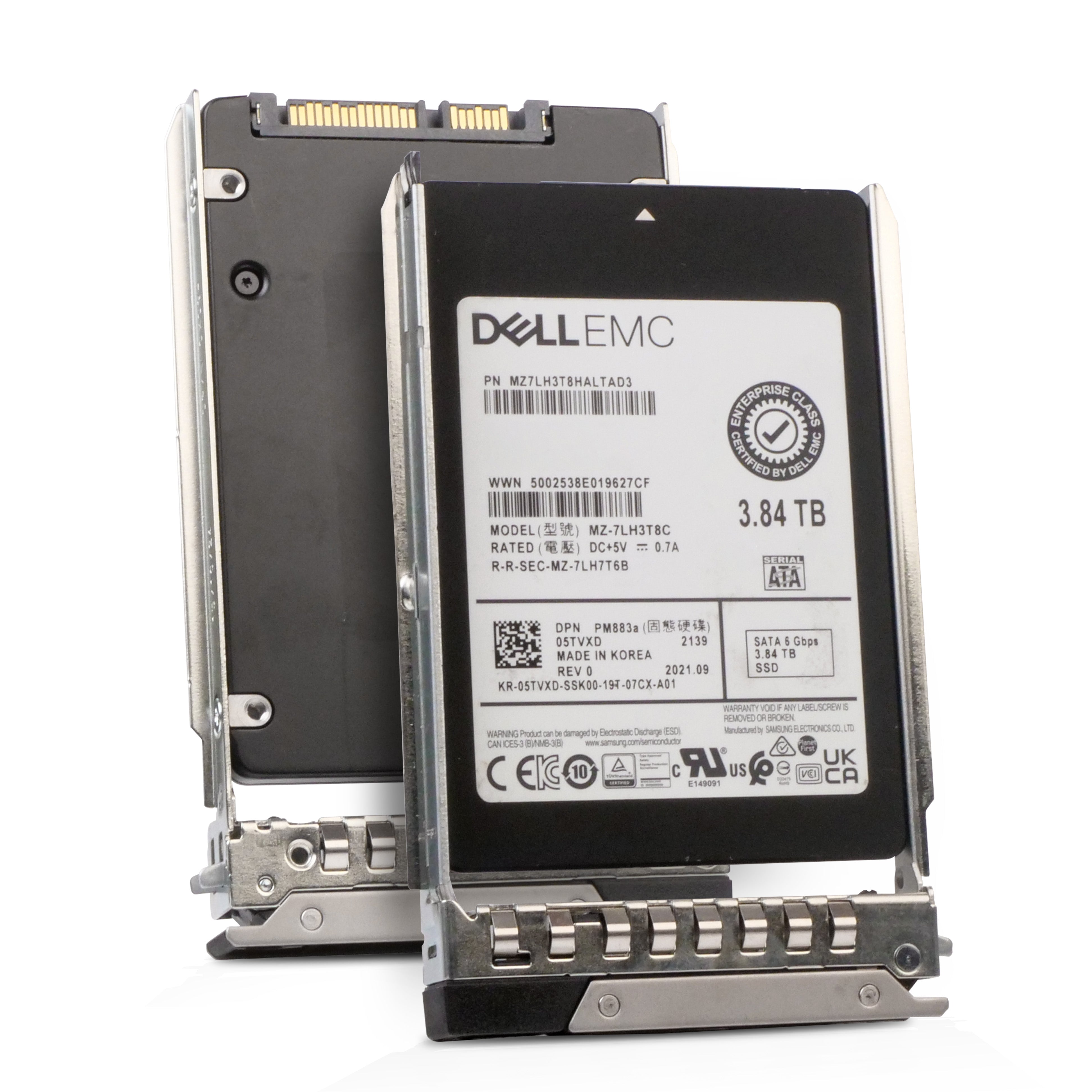 Dell G14 64D9V 3.84TB 1 DWPD SATA 6Gb/s 3D TLC 2.5in Refurbished SSD