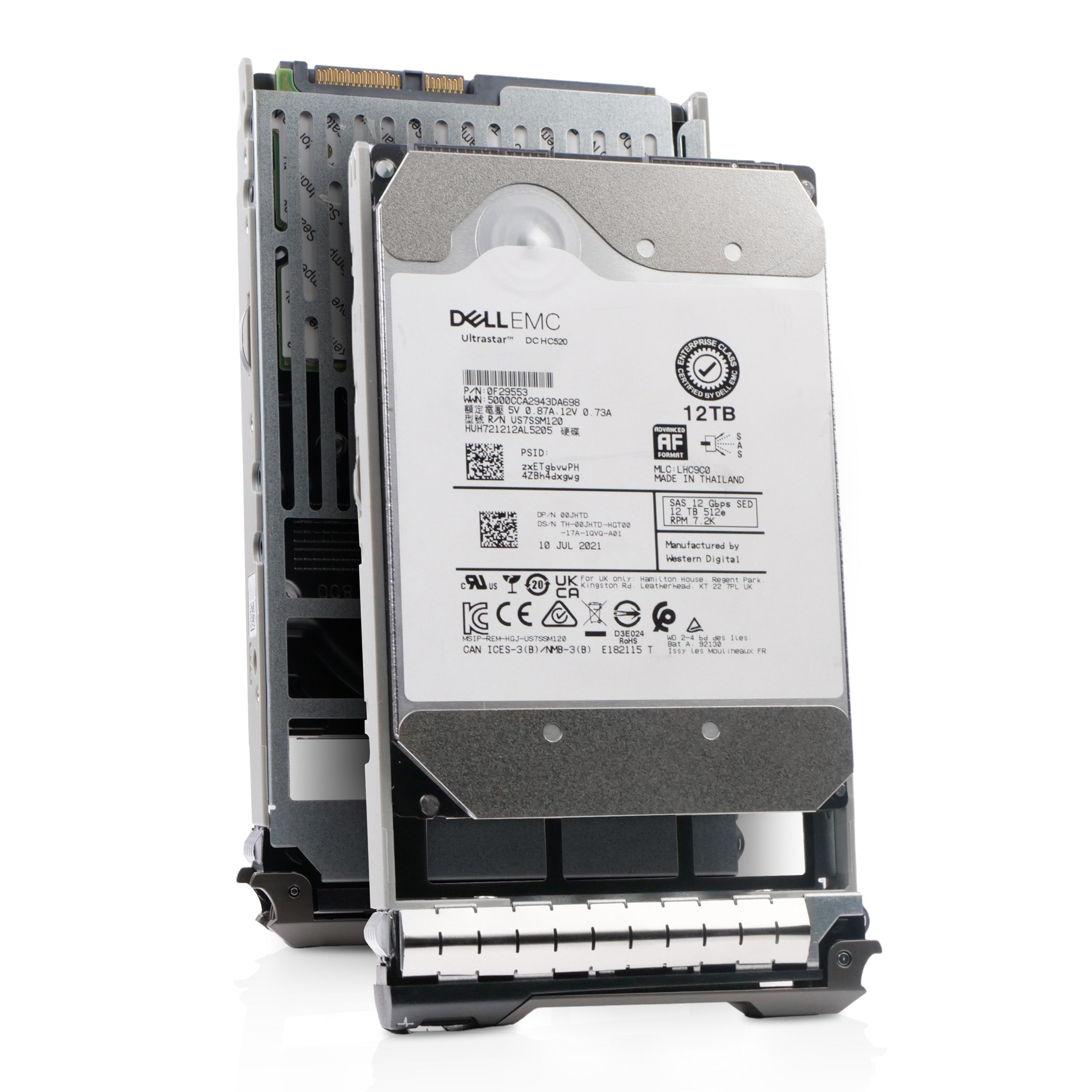 Dell G13 0G98D7 12TB 7.2K RPM SAS 12Gb/s 512e 256MB 3.5in Refurbished HDD