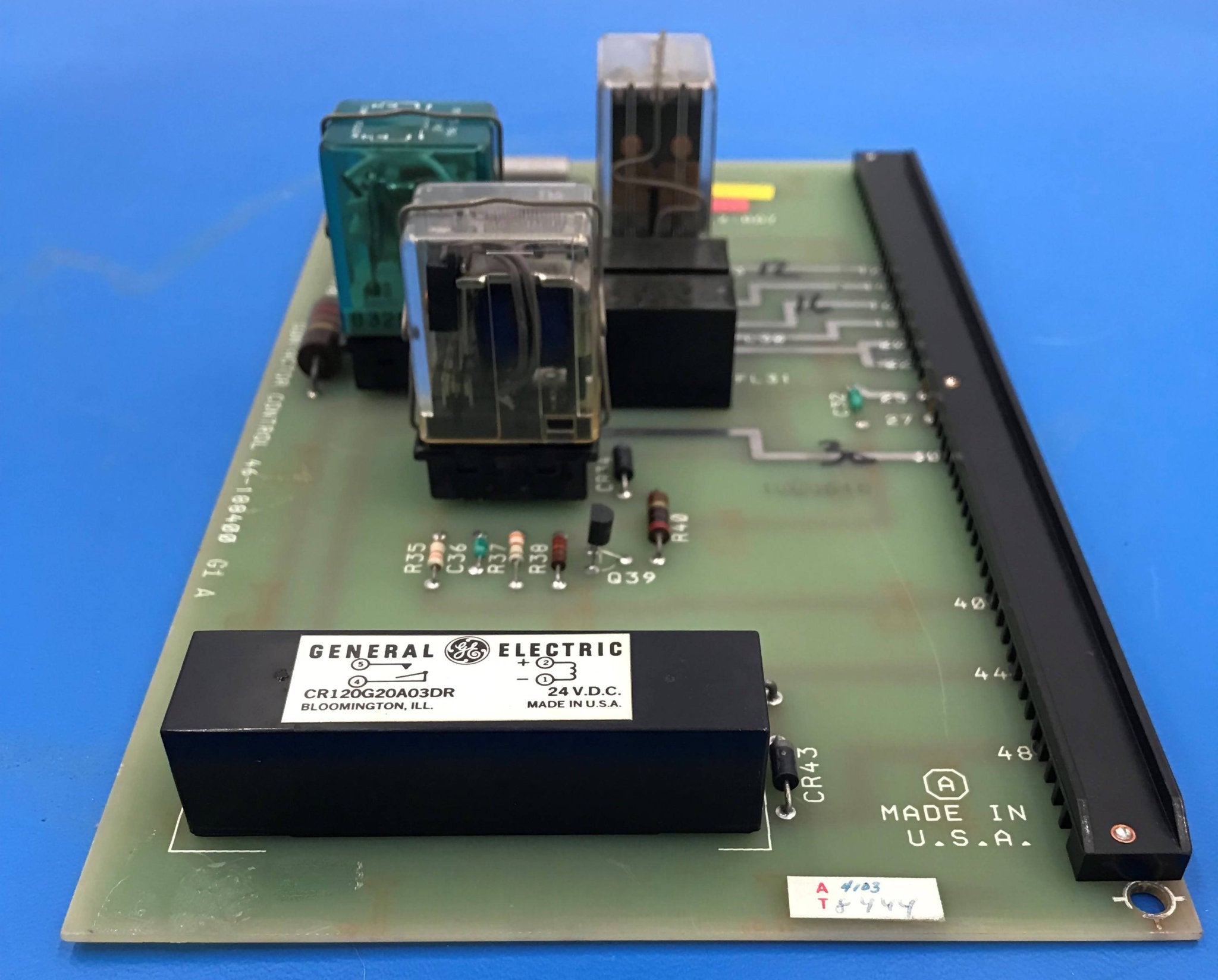 Contactor Control BOARD(46-188400 G1 A GE Advantx