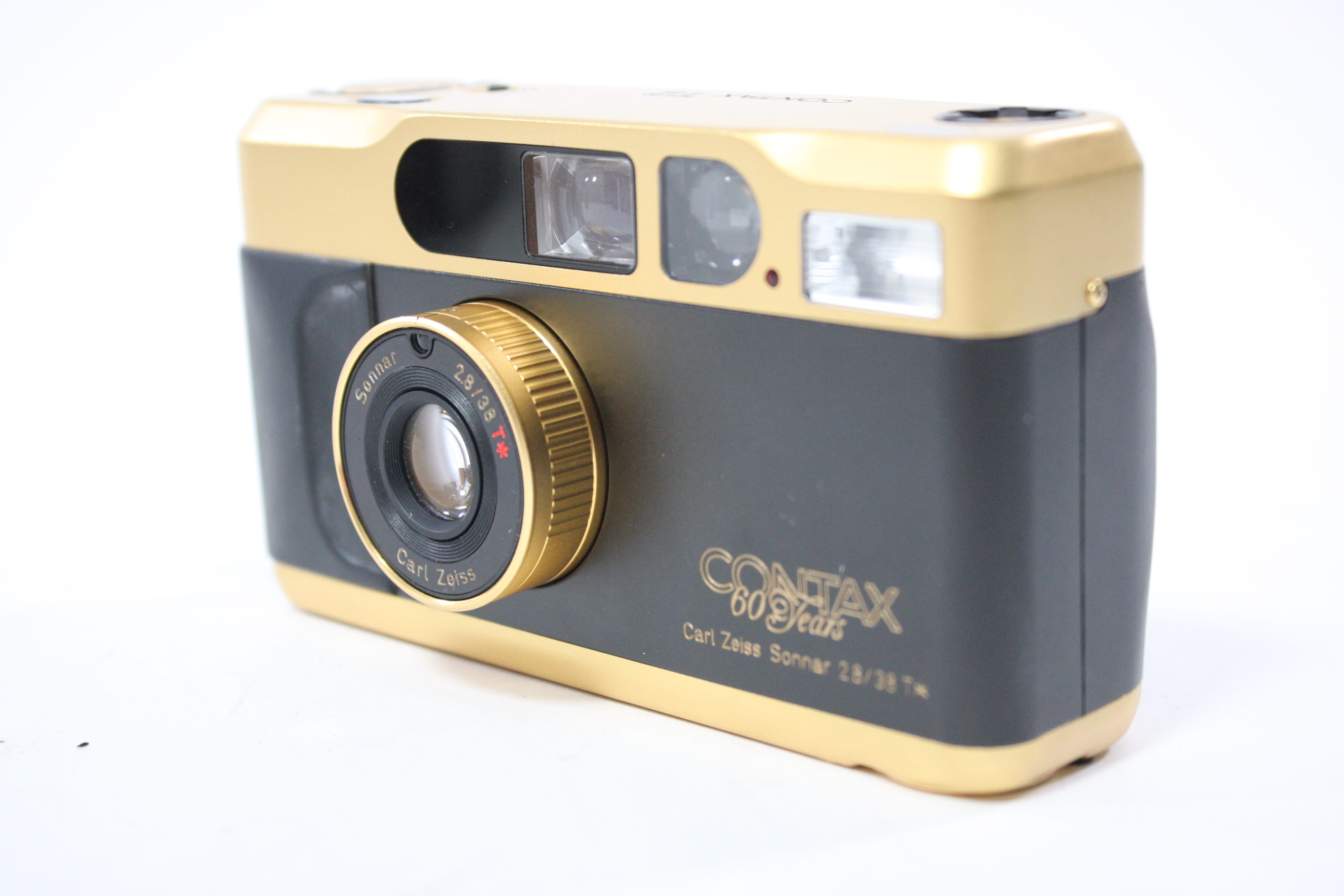 Contax T2 35mm Point and Shoot Camera (Gold, 60th Anniversary Edition)