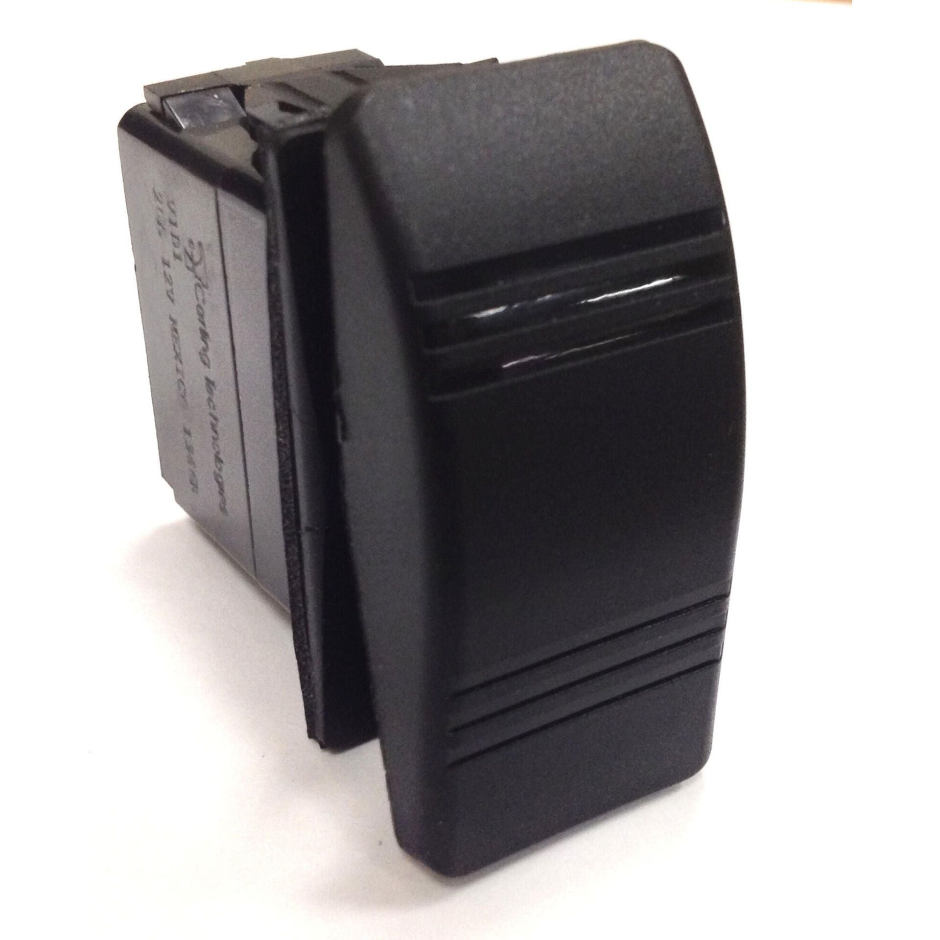 Sierra RK19690 Contura III Non-Illuminated Weather Resistant Rocker Switch, On/Off/On, Black