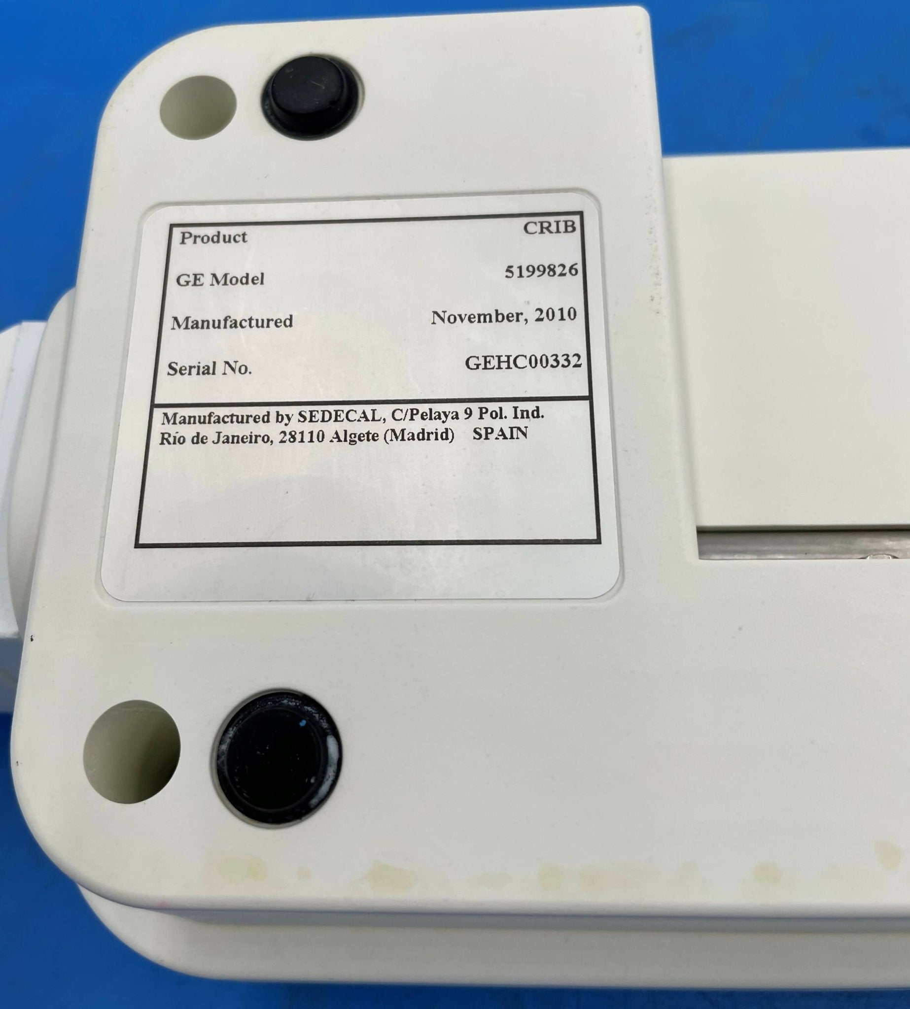 CRIB CONSOLE (5199826 GE