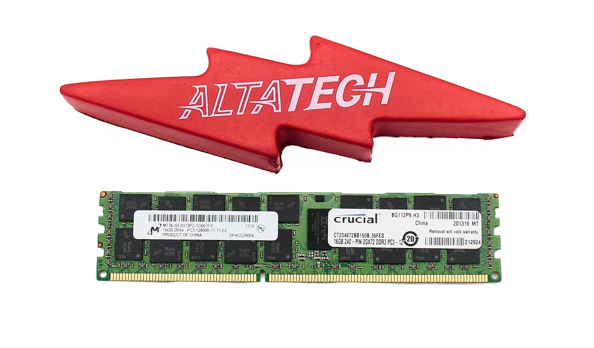 Crucial CT204872BB160B.36FED 16GB PC3-12800 DDR3-1600MHz Registered EC