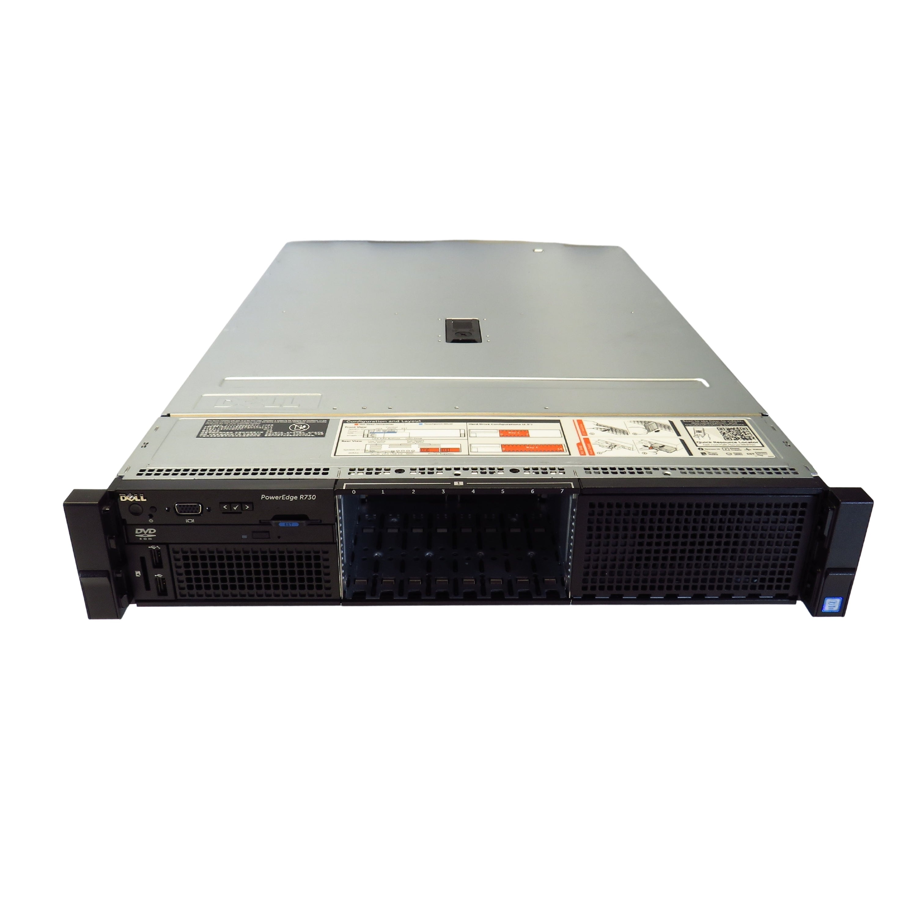 Dell PowerEdge R730 8 Bay 2.5" Intel E5-2640v4 2.4GHz 16GB RAM 2U Server (Refurbished)