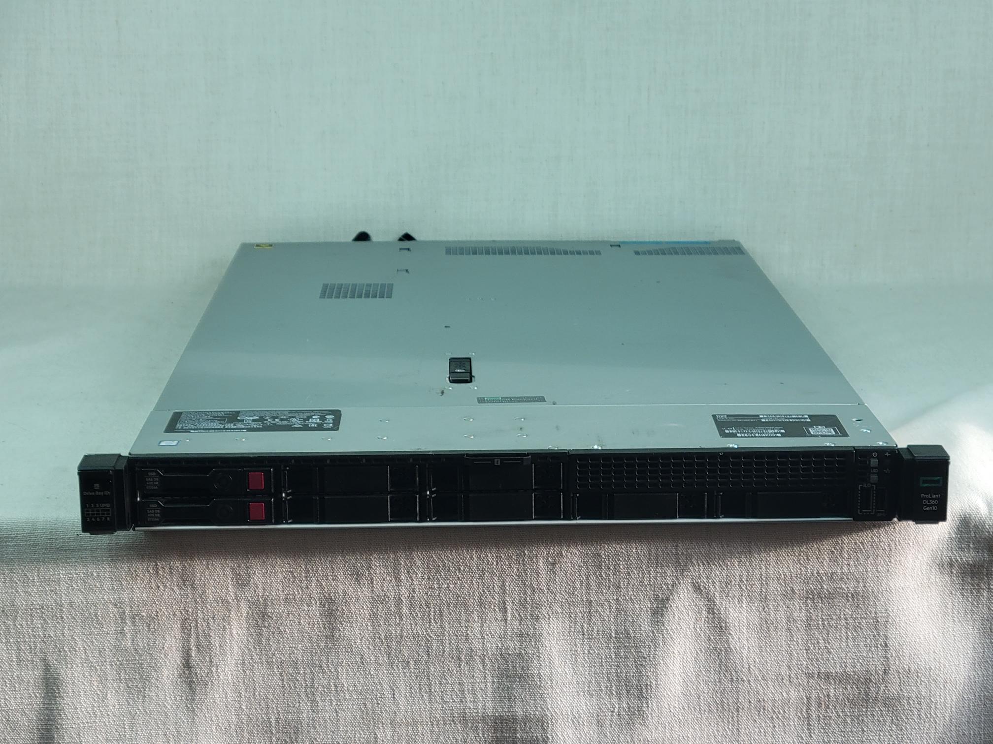 HP Proliant DL360 Gen10 8x 2.5” Server – 2x Gold 6142 2.6GHz 256GB 2x 400GB SSD