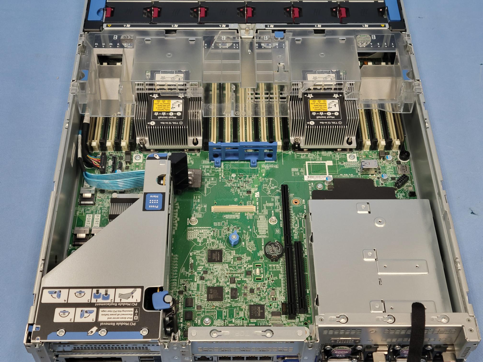 HP Proliant DL380 Gen10 8SFF Server 2x 18C Gold 6254 3.1GHz CPU 256GB 3x 480GB