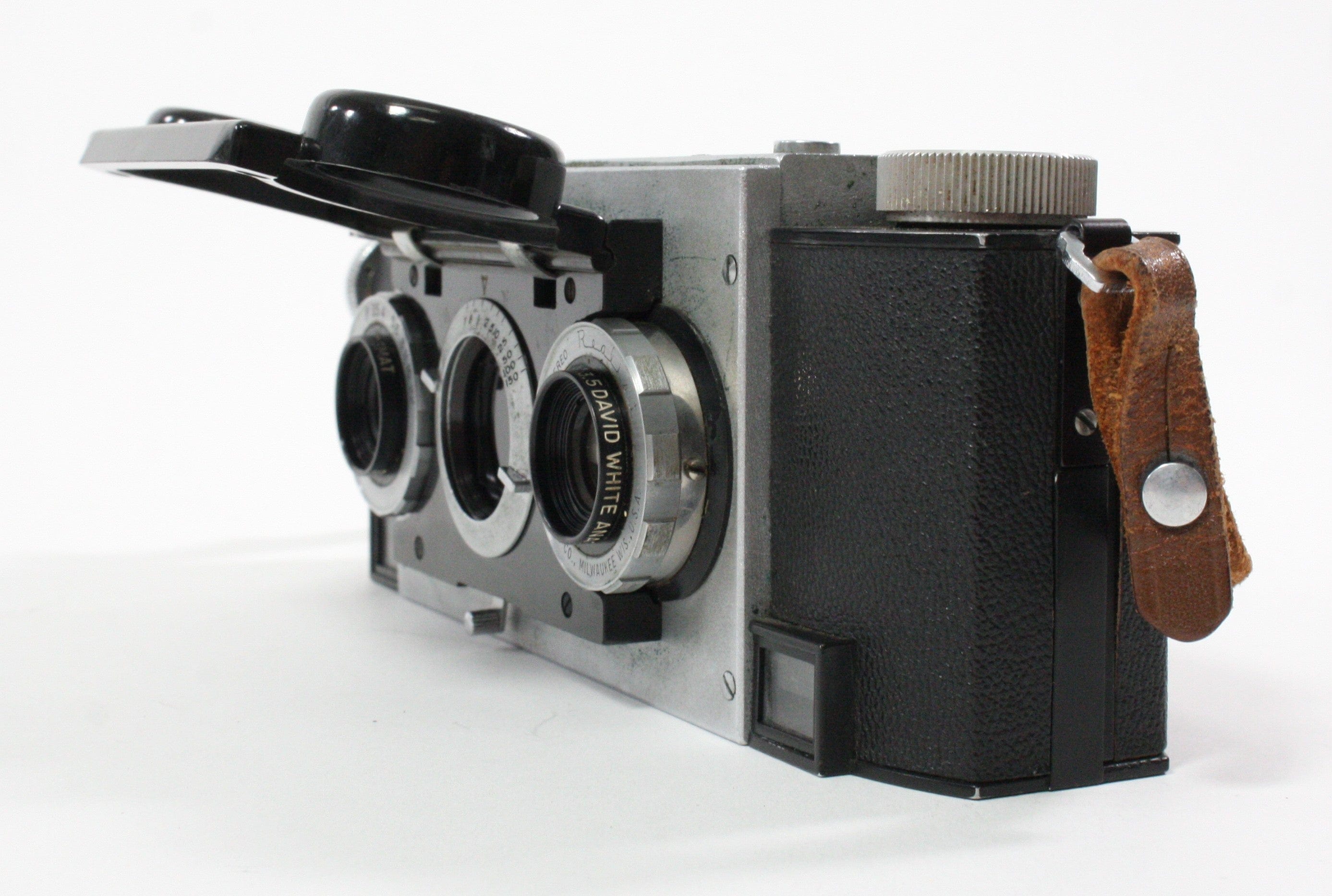 David White Realist Stereo Camera with Case