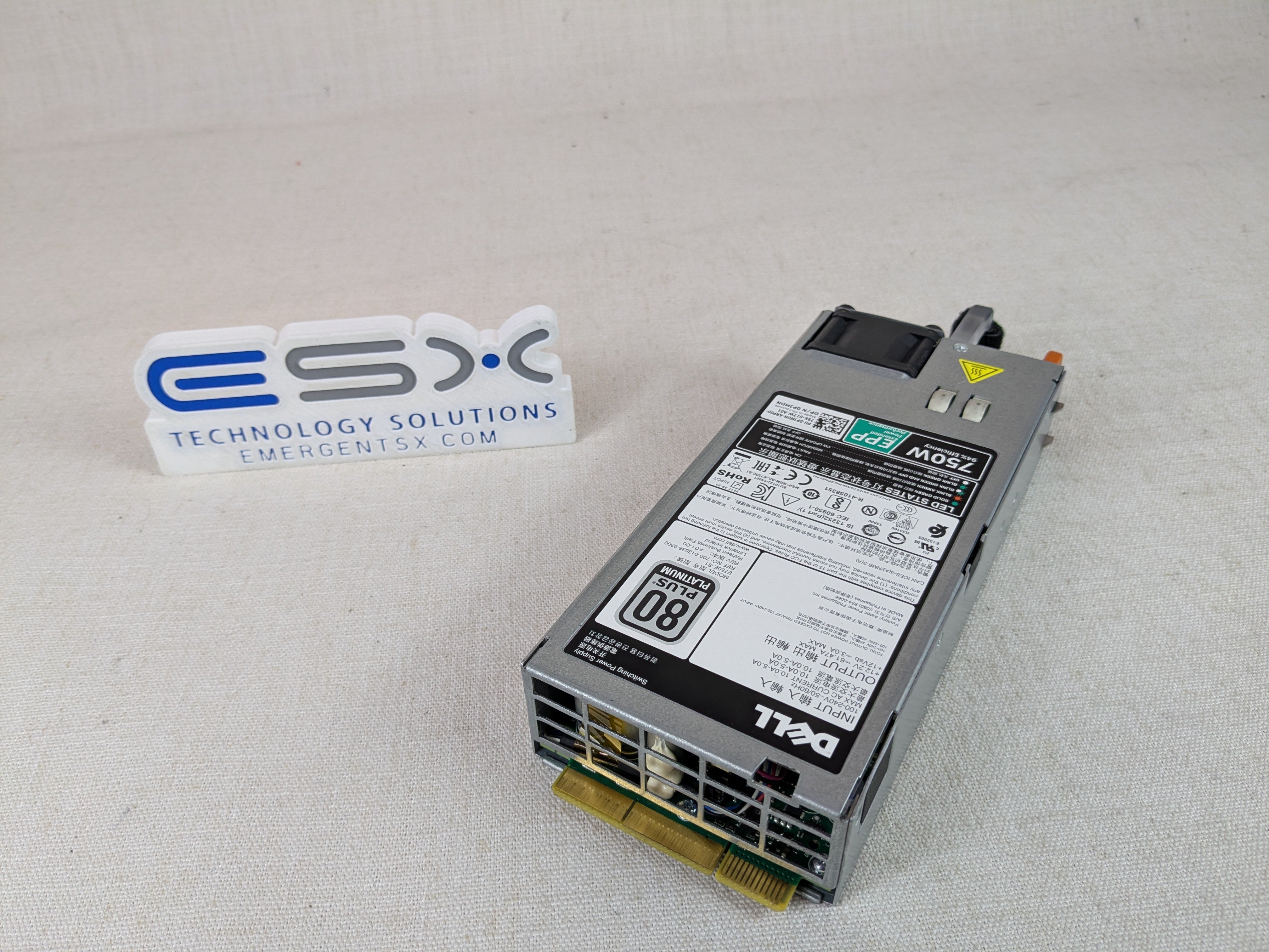Dell PJMDN 750W EPP 80 Plus Platinum Power Supply R630 R730 R640 R740 R740XD