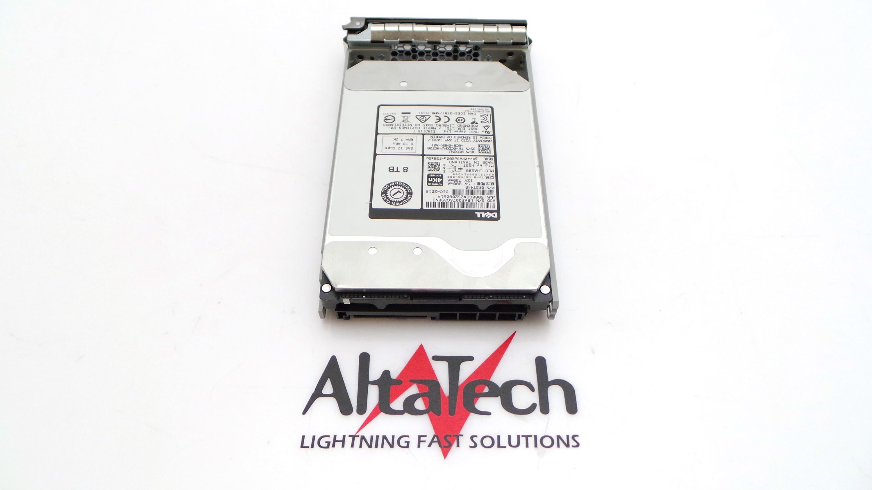 Dell 0F27440 8TB 7.2K SAS 3.5" 12G 4Kn