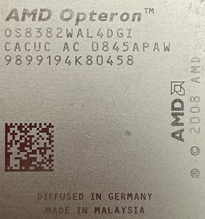 Dell 0S8382WAL4DGI 2.6GHZ/6MB/4C, AMD OPTERON QC 8382