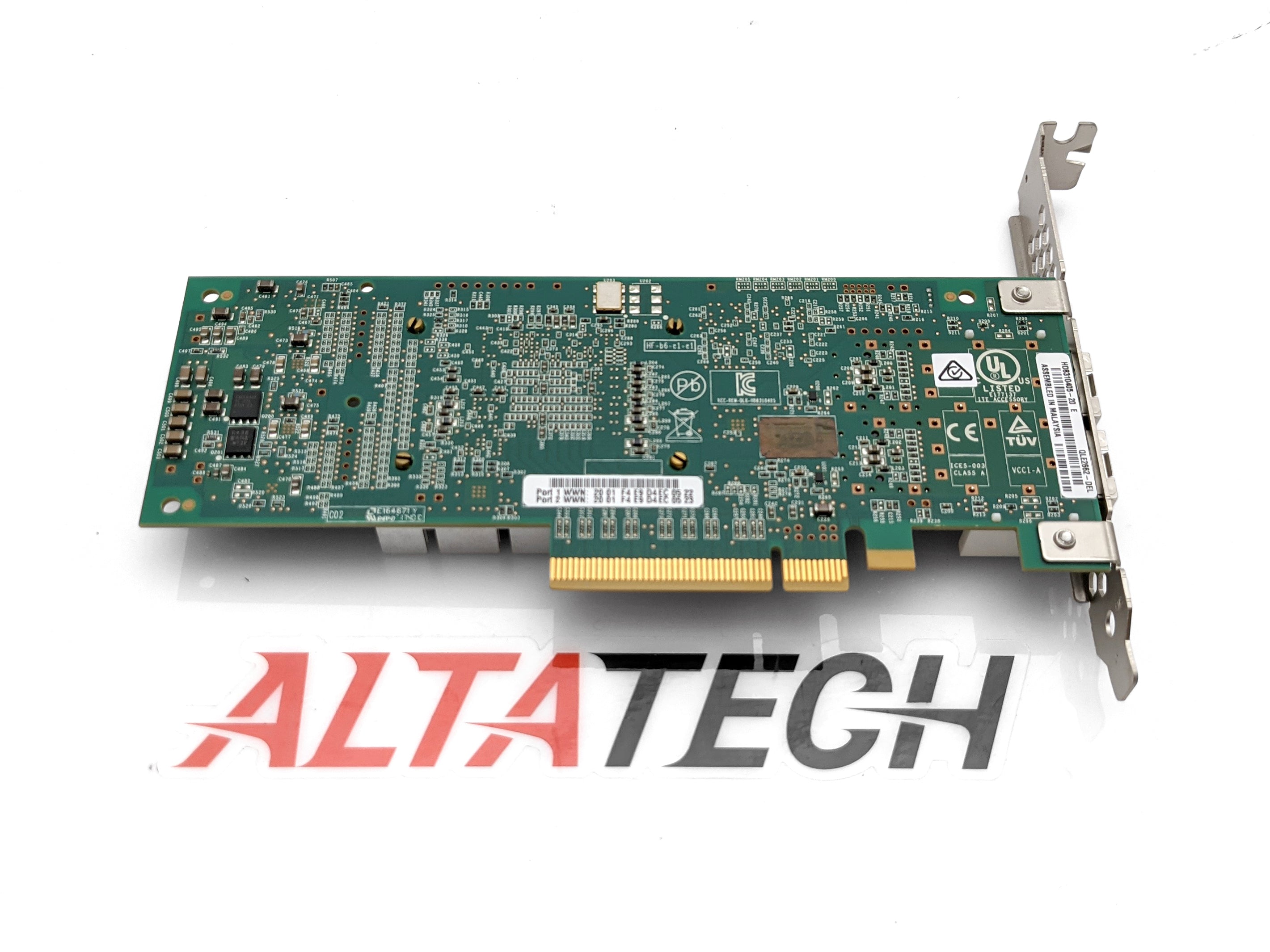Dell 406-BBBB 2-Port 16Gbps SFP+ FC HBA QLE2662