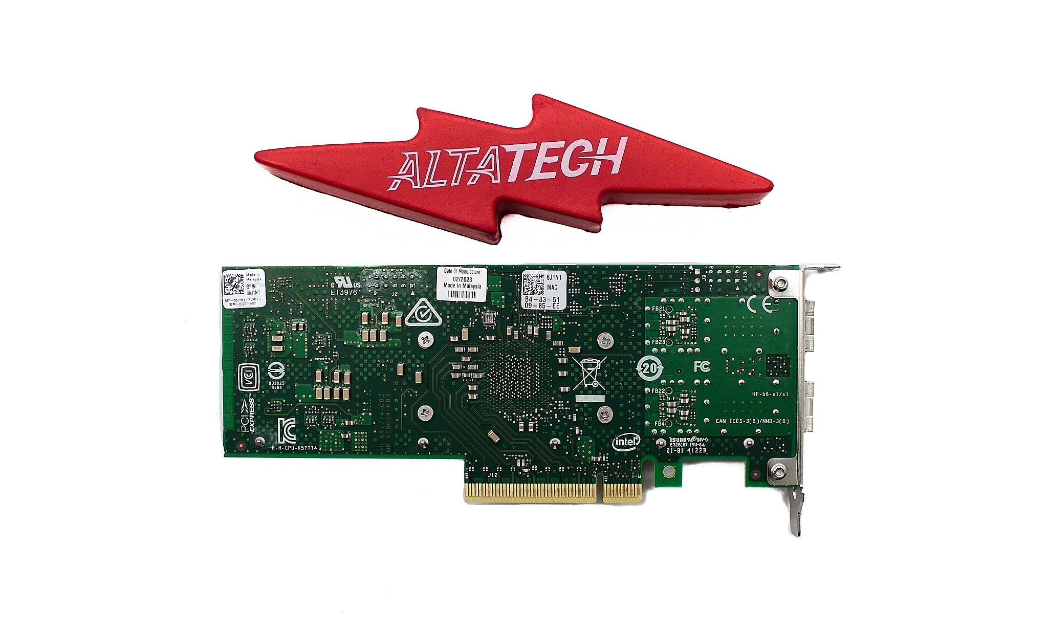 Dell 6J1N1 INTEL E810-XXVDA2 DP 25G SFP+ SFP28 LP