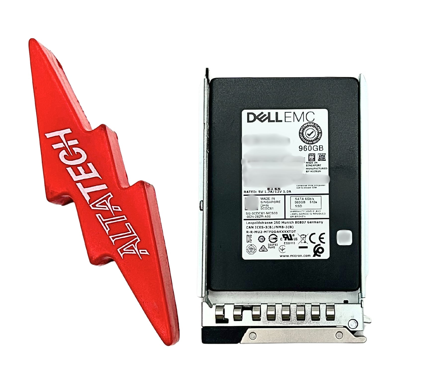Dell CDC61 960GB SSD SATA 2.5 6G RI TLC 14G