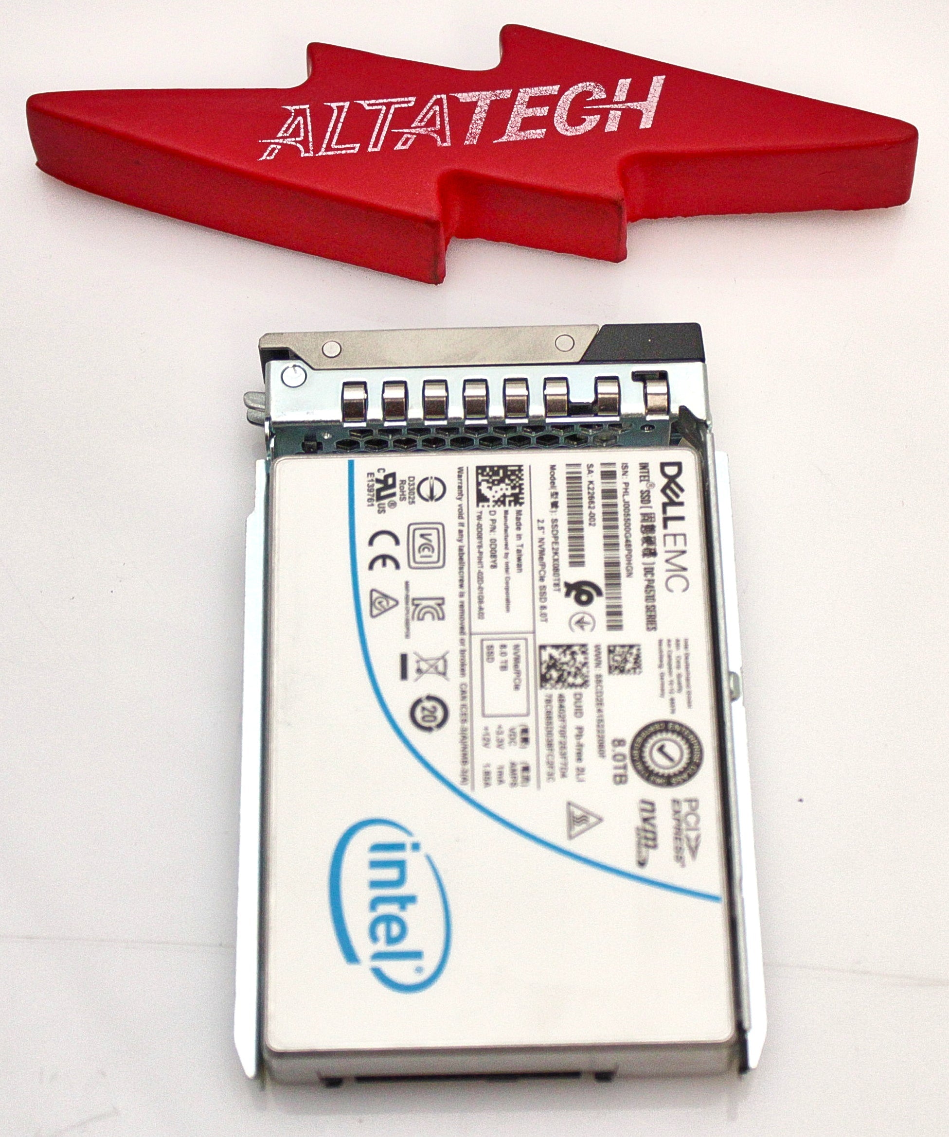 Dell D08Y8 8TB SSD SAS 2.5 PCIE TLC