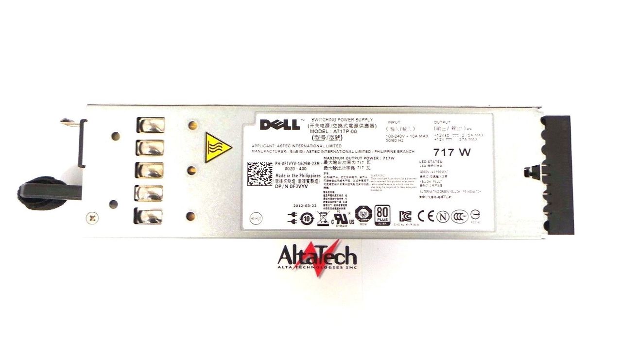 Dell 0FJVYV PowerEdge R610 717W Power Supply Unit