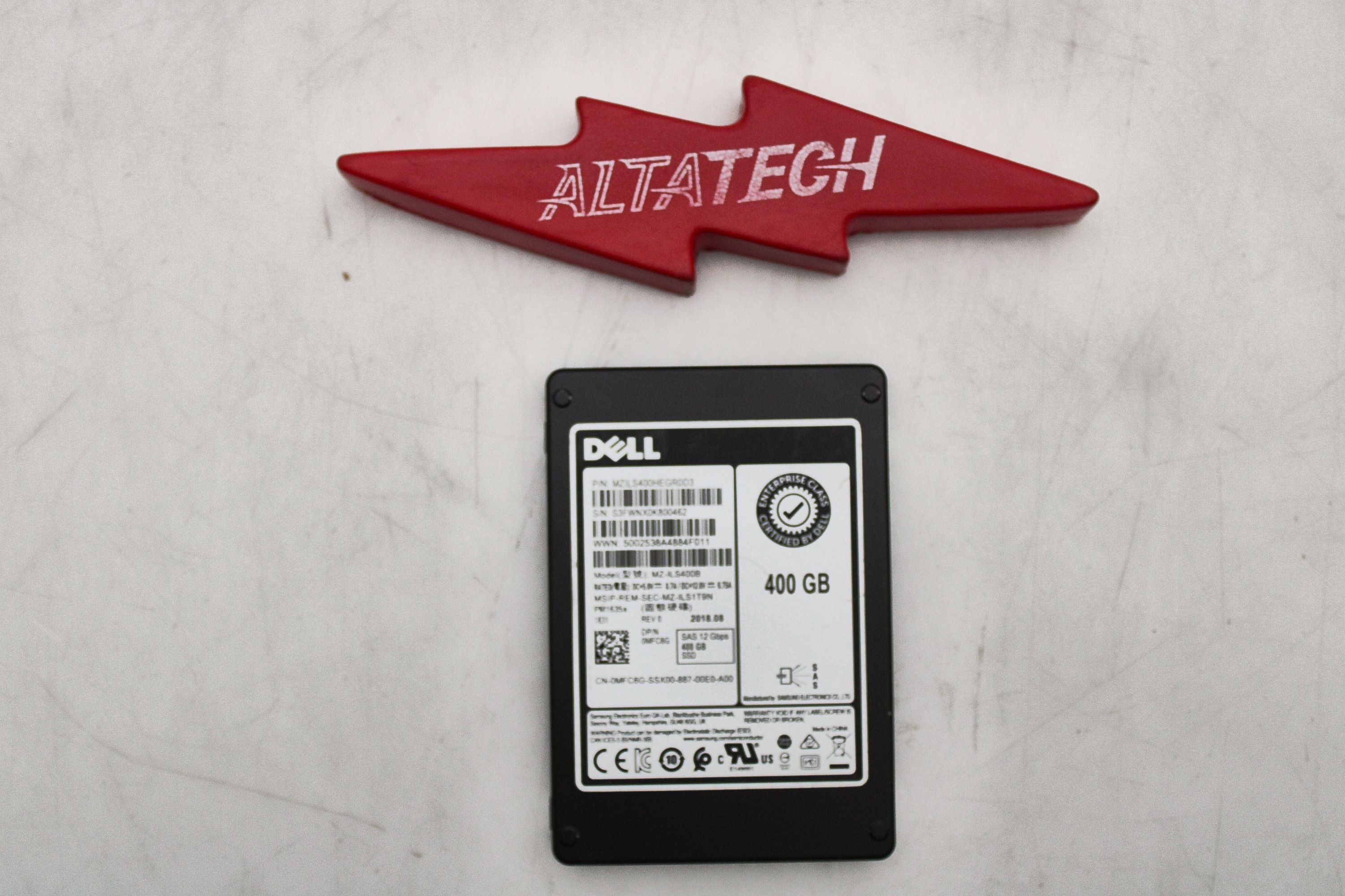 Dell MFC6G 400GB SSD SAS 2.5 12G MU PM1635A MZILS400HEGR0D3 / MZ-ILS40