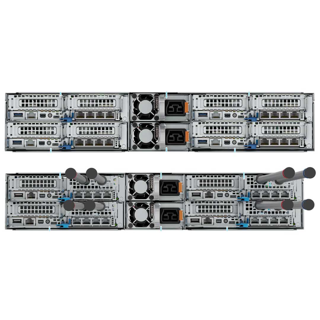 Dell PowerEdge C6600 No Drive Rack Enclosure Chassis