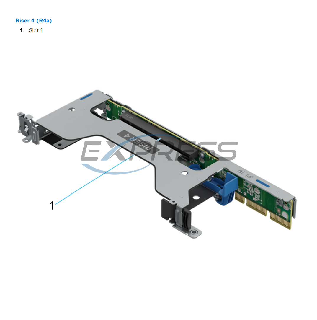 2x EDSFF E3.S Rear Drive Module | Dell PowerEdge R470