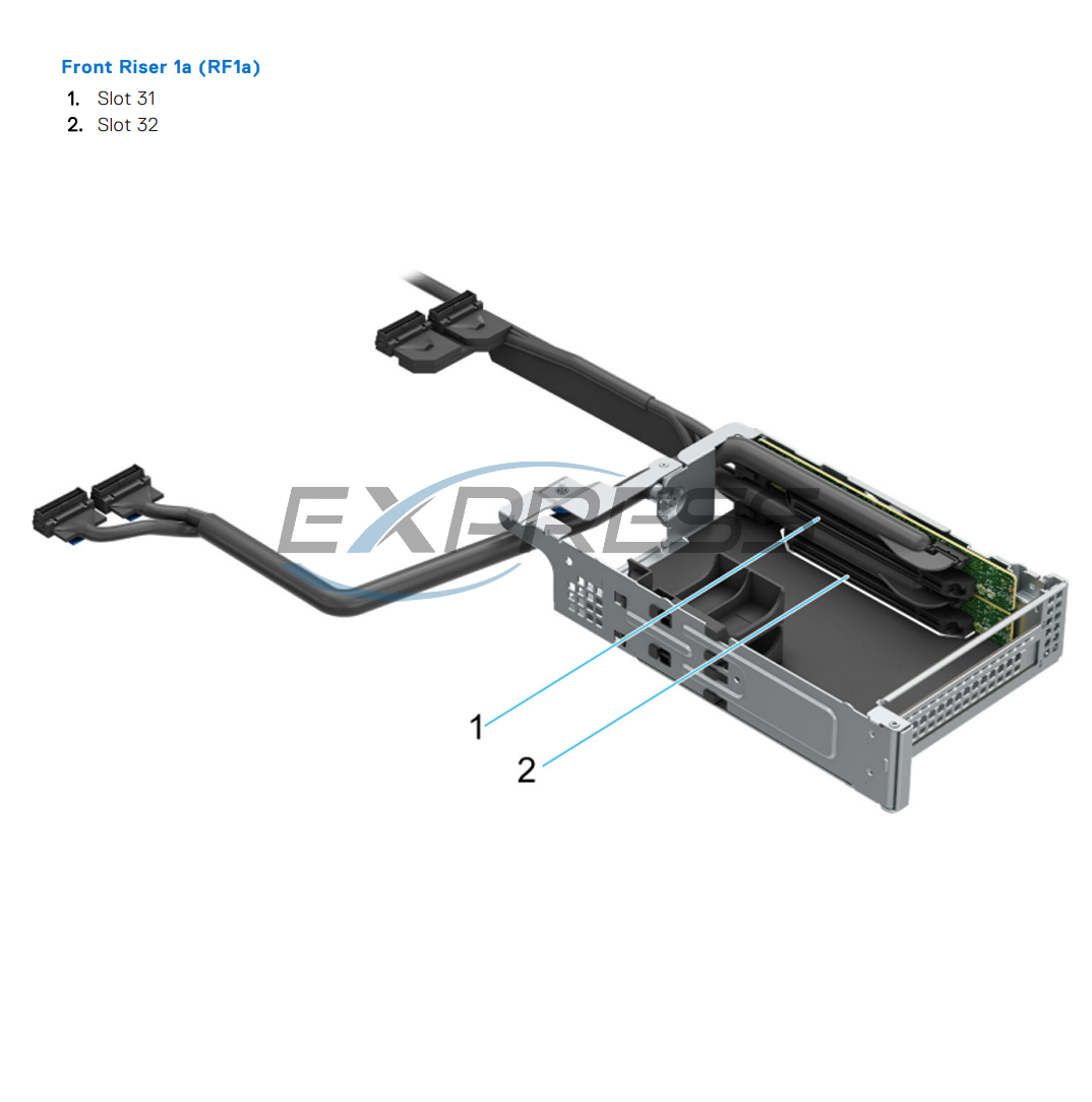 RC1 Front — Riser Configuration | Dell PowerEdge R670