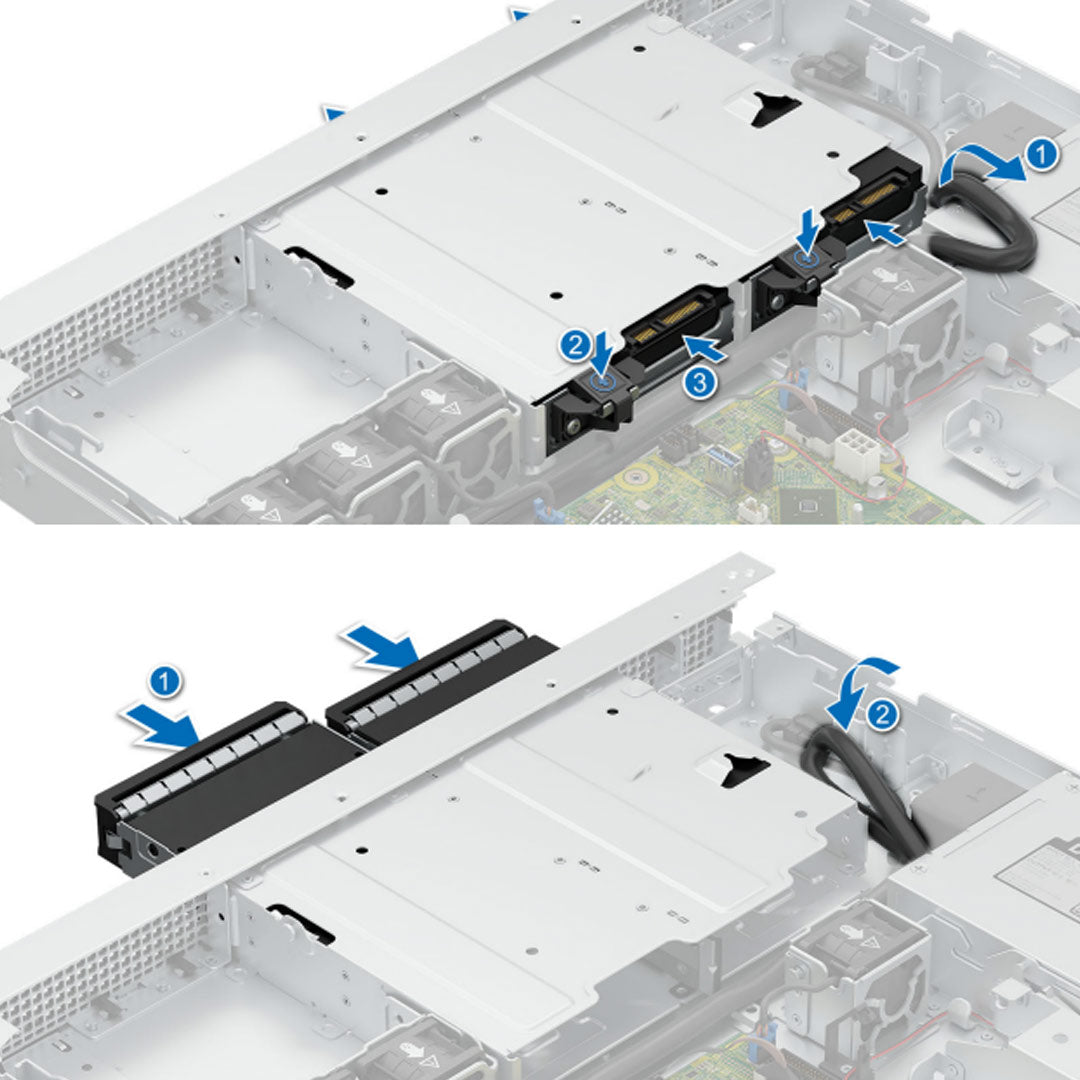 2x 3.5" SAS/SATA Rack Chassis | Refurbished Dell PowerEdge R260