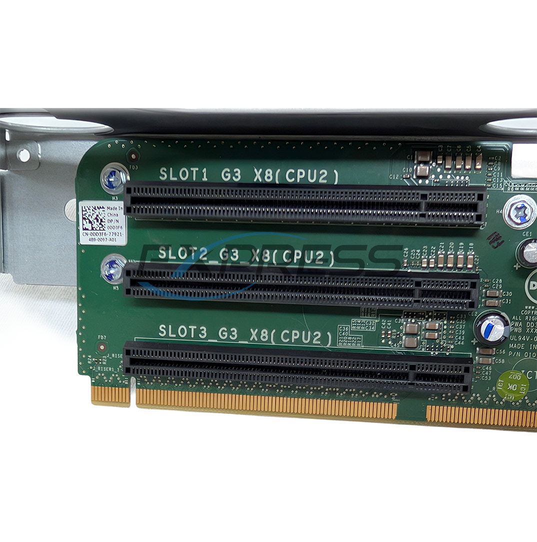 DD3F6 — 3X PCI-e Riser 1 Card | Dell PowerEdge R720xd