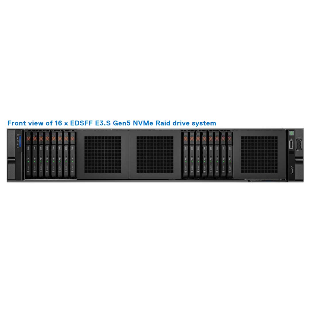 Dell PowerEdge R760 Rack Server (16x 2.5" EDSFF E3.S) | Configurable