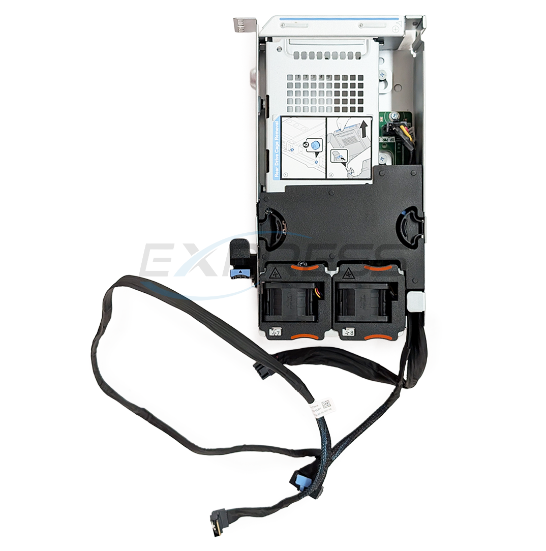 2HGDD — 2X2.5" Rear Drive Bay Riser Cage | Dell PowerEdge R760