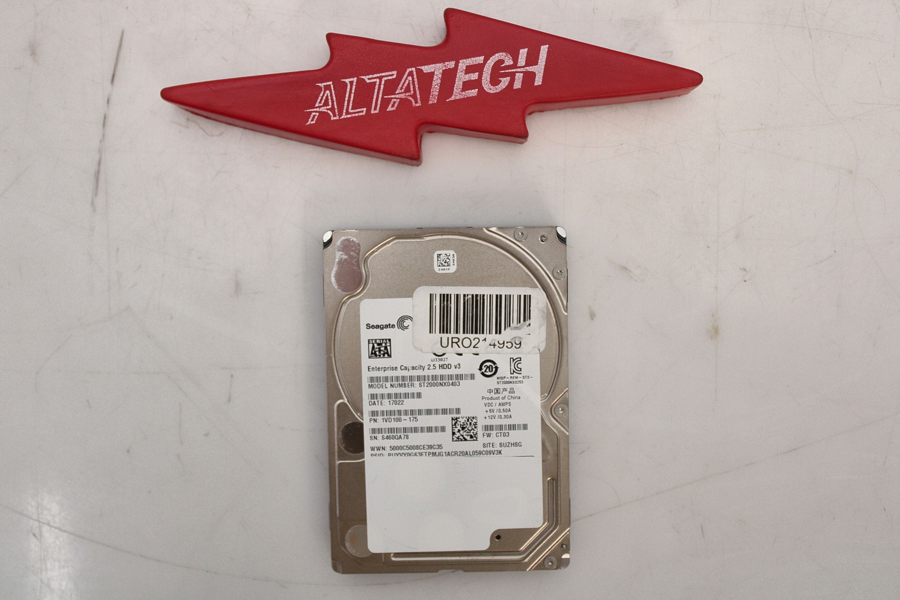 Dell ST2000NX0403 2TB 7.2K SATA 2.5 6G EP ST2000NX0403 / 1VD100-135