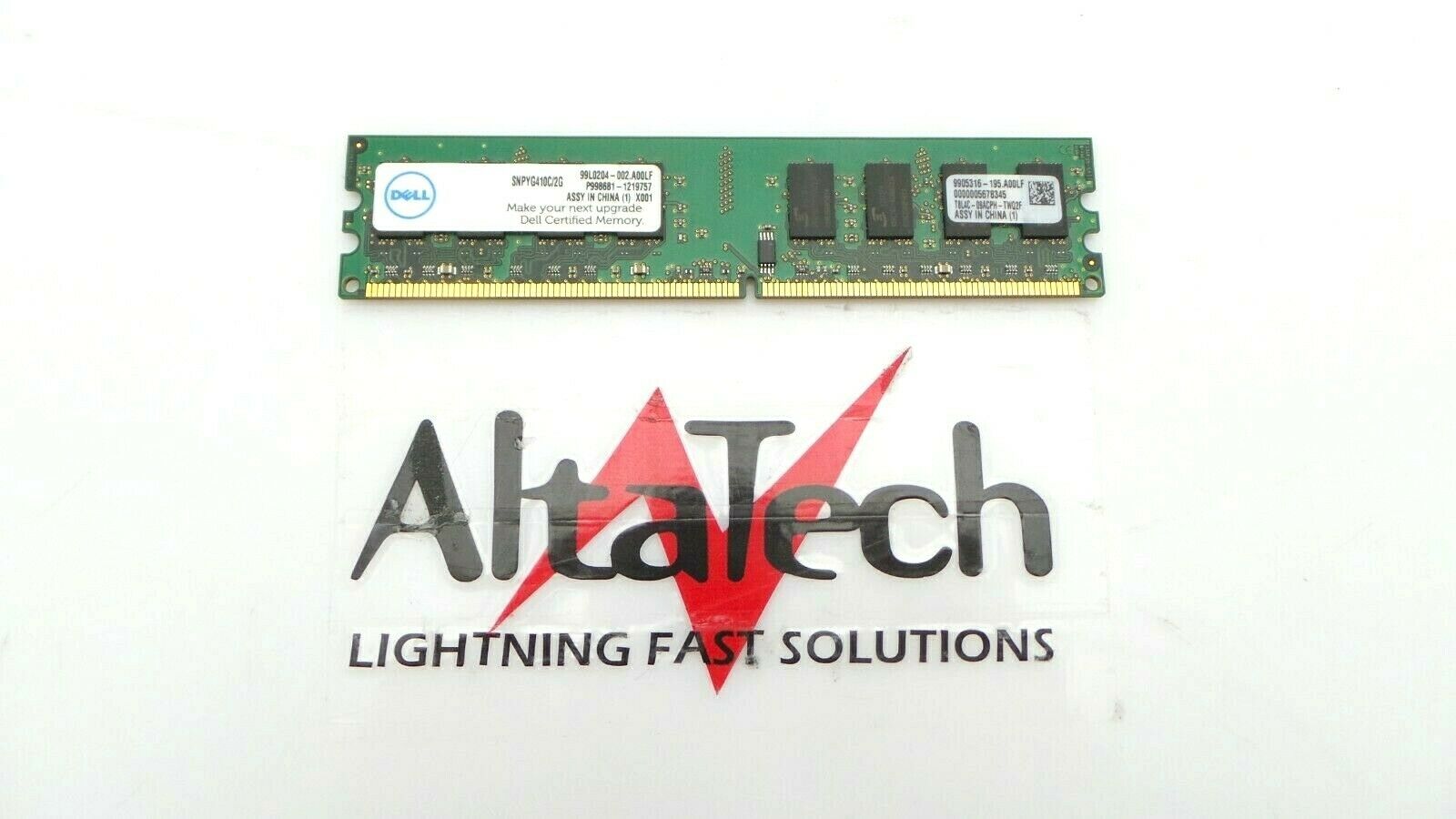 Dell 0YG410 2GB 2Rx8 Non-ECC PC2-6400U DDR2-800 Memory