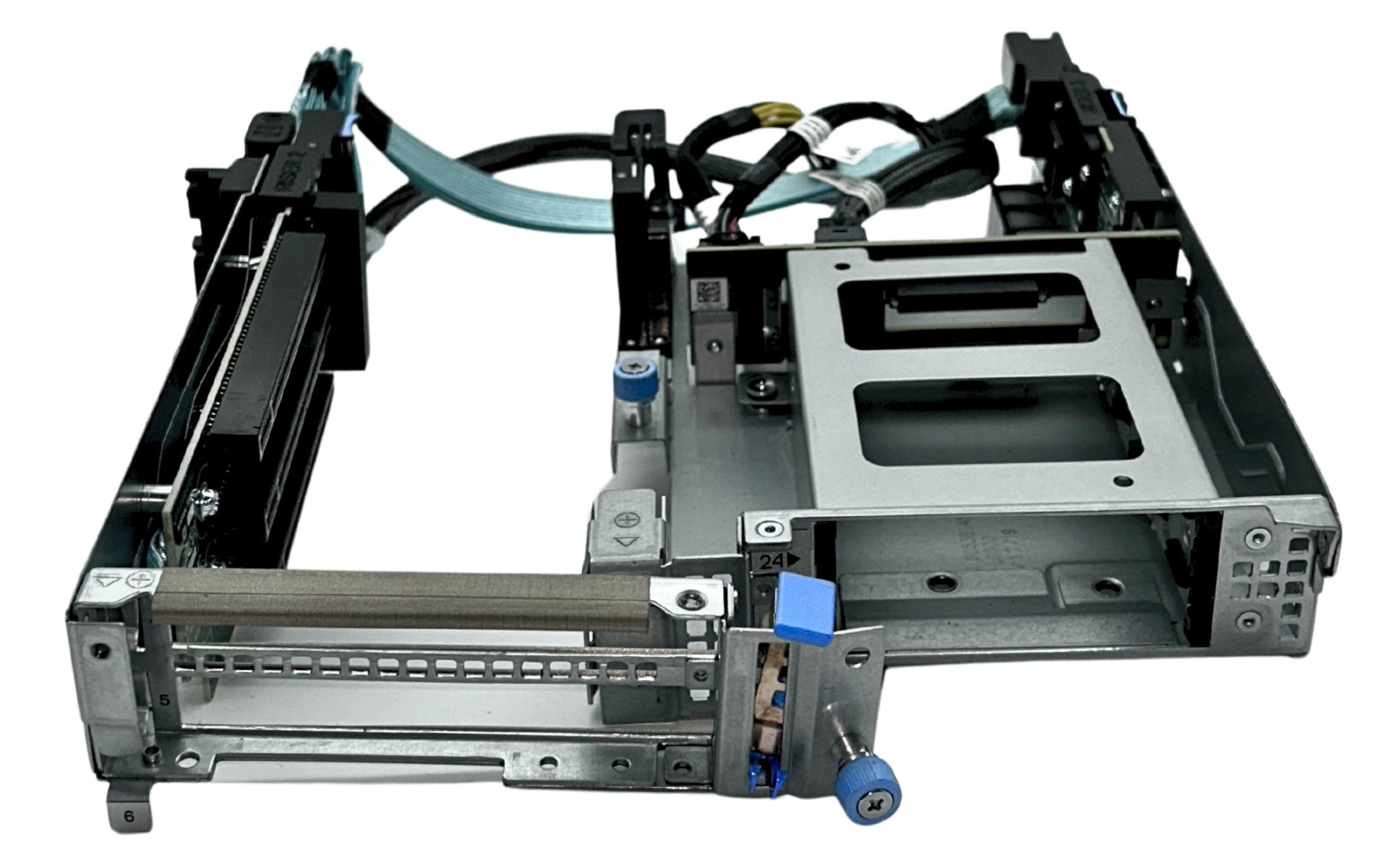 Dell YM8V6 Rear Flex Bay Kit 2.5 x 2 w/ Riser #2 & #3 R740XD