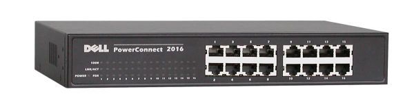 7H966 - Dell PowerConnect 2016 16-Ports 10/100 Fast Ethernet Switch