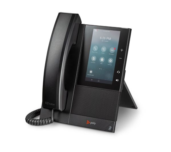 82Z76AA - HP Poly CCX 500 Dual-Port Ethernet 5-inch Multi-Touch Screen Bluetooth Wi-Fi Business Media Phone