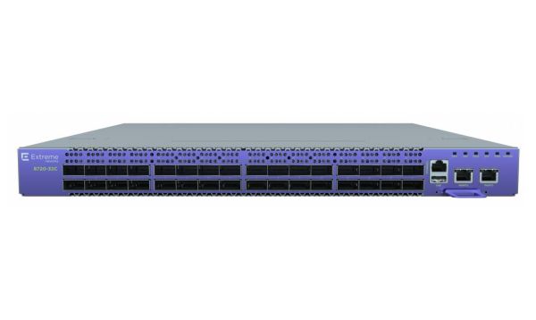 8720-32C-DC-F - Extreme Network 8720-32C 32-Ports 100/40G QSFP+ Layer 2 Rack-mountable Front-to-back Airflow Network Switch
