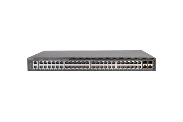 ICX8200-48PF2-E - Ruckus ICX 8200 Series 48-Ports 10/100/1000BASE-T PoE+ Layer 3 Managed Network Switch with 4-Ports SFP28