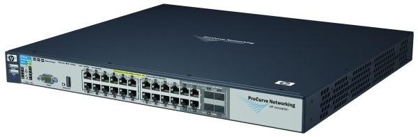 J8692-80099 - HPE 3500-24G-PoE 24-Ports 1GbE Ethernet (RJ-45) Fully Managed Rack Mountable Network Switch