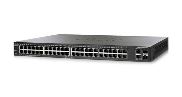 SLM2048T-NA - Cisco SG200-50 48-Ports 10/100/1000Base-T Ethernet Network Switch with 2-Ports SFP