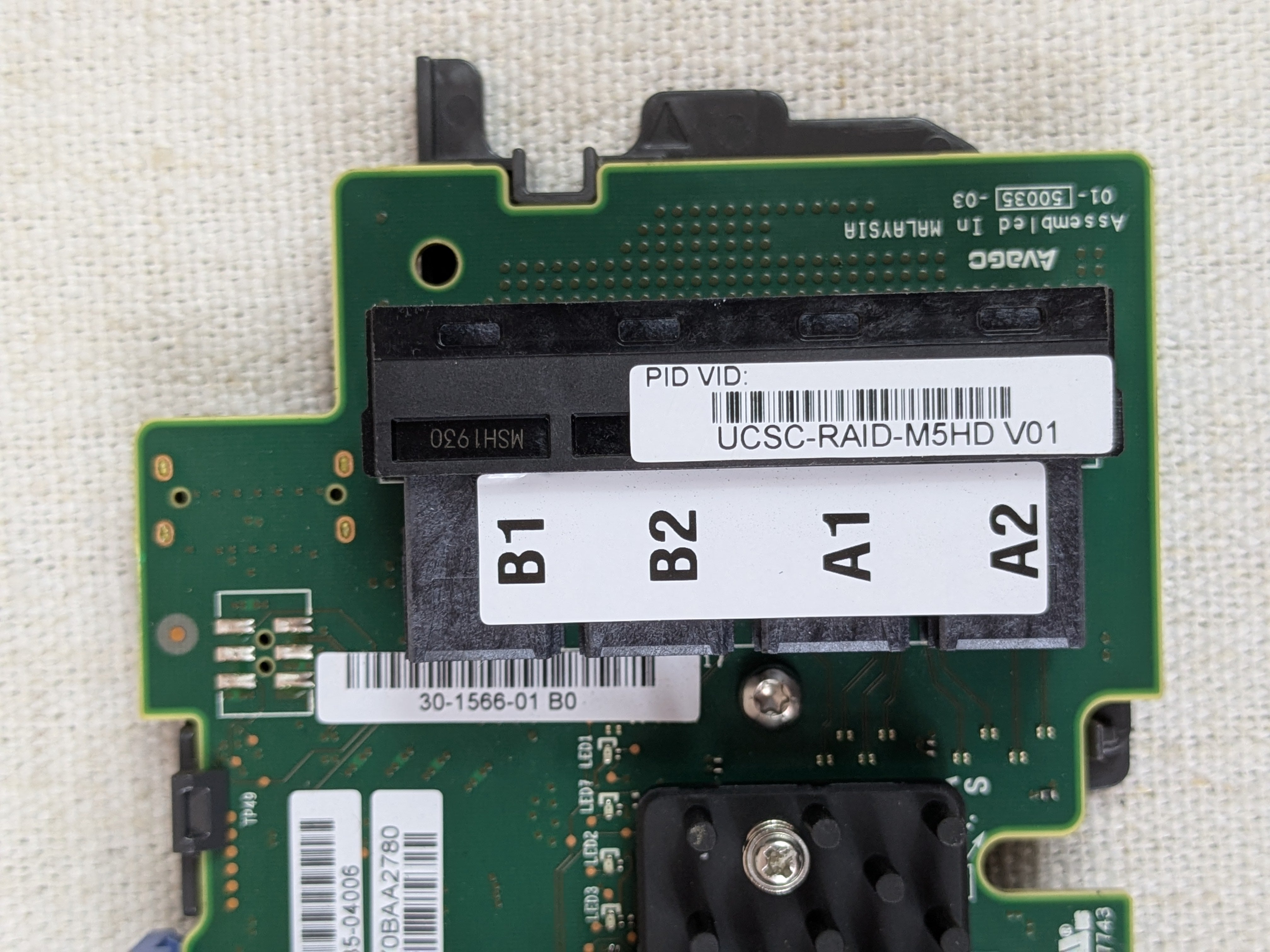 Cisco UCSC-RAID-M5HD 12Gb/s SAS Modular RAID Controller w/ 4GB Cache C240 M5