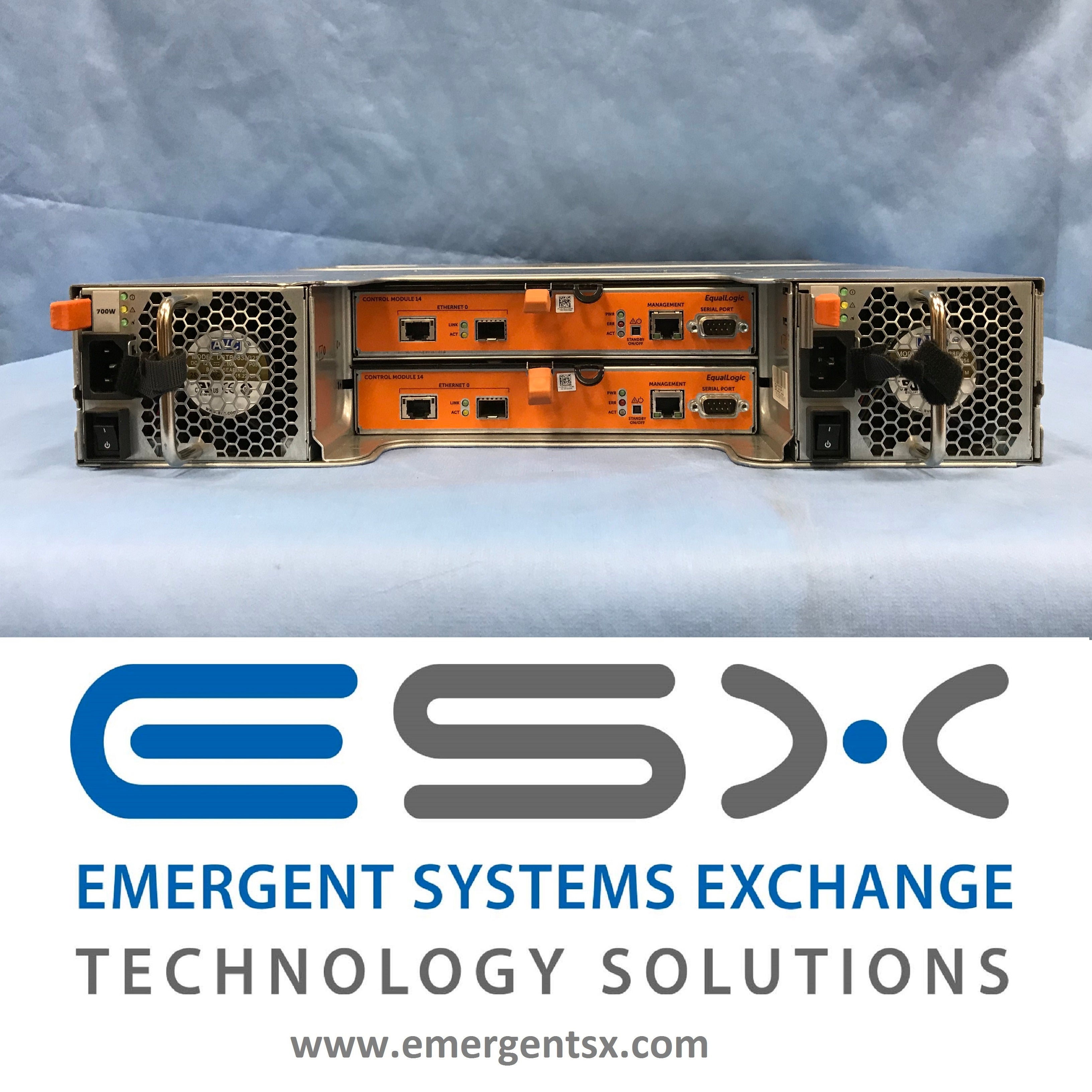 Dell EqualLogic PS6110x Storage Array - 24x 900GB 10k, 2x 10G Controllers 21.6TB