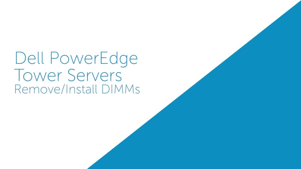 How to Replace Memory for PowerEdge T130