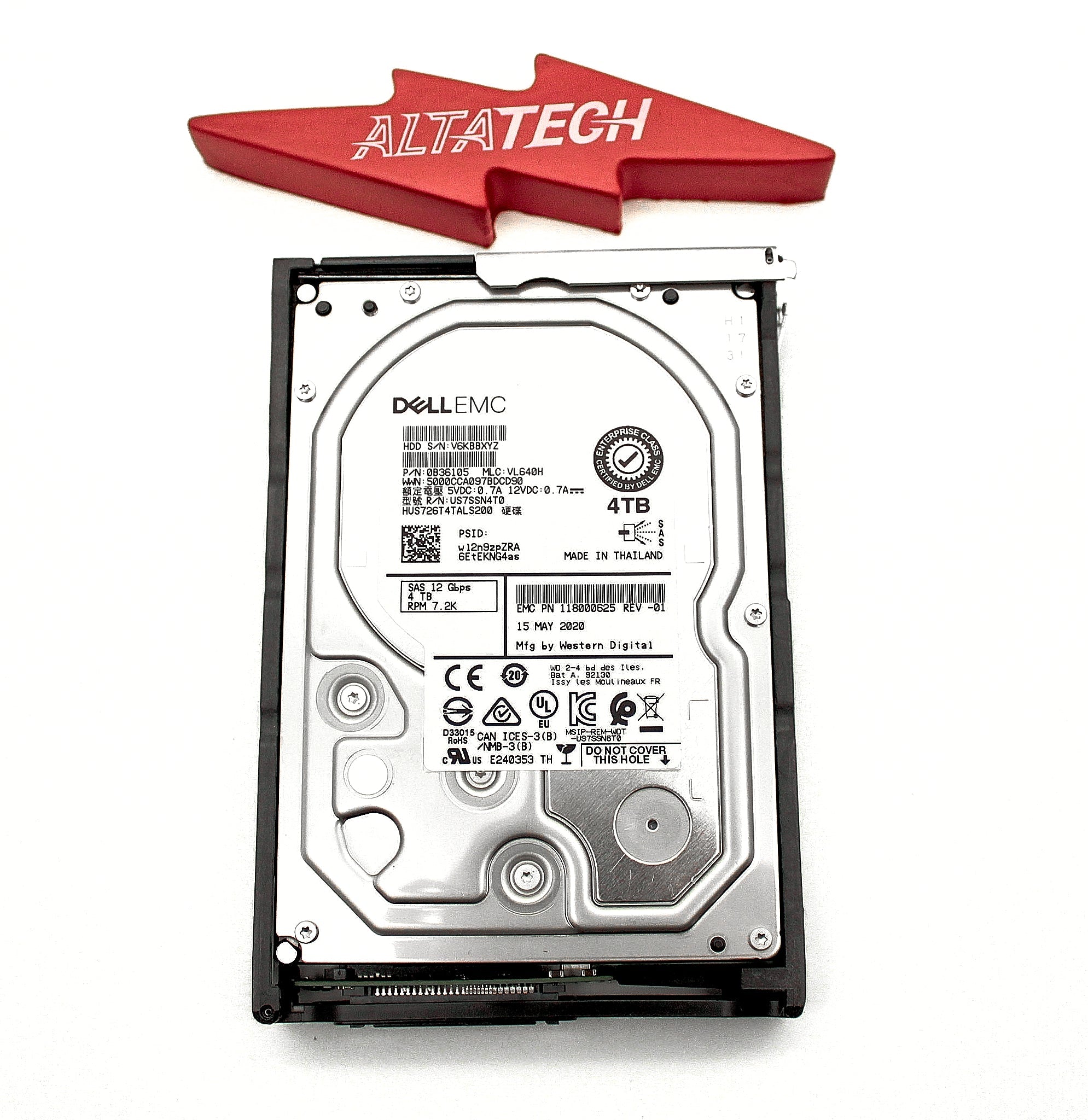 EMC 0B36105 4TB 7.2K SAS 3.5 12G DS60