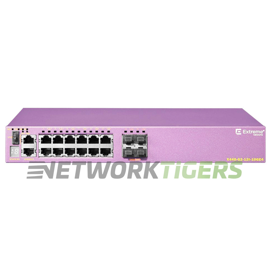 NEW Extreme 16530 X440-G2-12t-10GE4 12x 1GB RJ45 4x 1GB SFP Switch